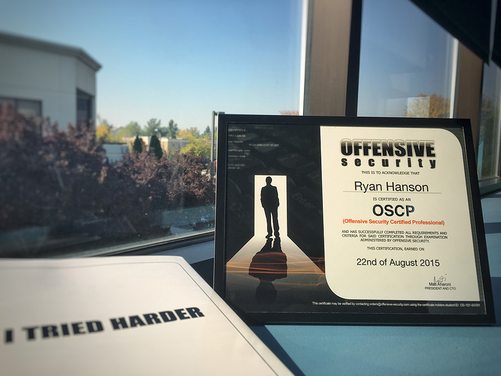 How I became an Offensive Security Certified Professional